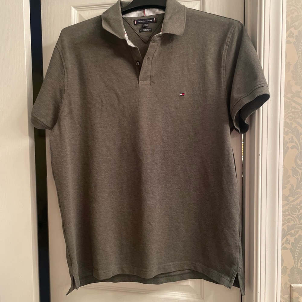 Tommy Hilfiger Men's Charcoal Polo Shirt